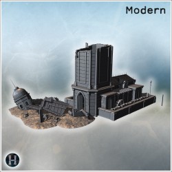 Modern city pack No. - 3D STL File (28mm (1:56)) | Hartolia Miniatures