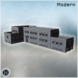 Modern city pack No. - 3D STL File (28mm (1:56)) | Hartolia Miniatures