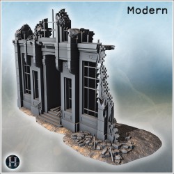 Modern city pack No. - 3D STL File (28mm (1:56)) | Hartolia Miniatures