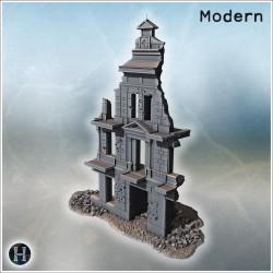 Modern city pack No. - 3D STL File (28mm (1:56)) | Hartolia Miniatures