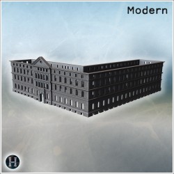 Modern city pack No. - 3D STL File (28mm (1:56)) | Hartolia Miniatures