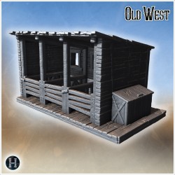Wild West town pack No. - 3D STL File | Hartolia Miniatures