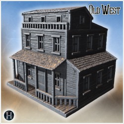 Wild West town pack No. - 3D STL File | Hartolia Miniatures