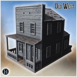 Wild West town pack No. - 3D STL File | Hartolia Miniatures