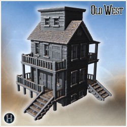 Wild West town pack No. - 3D STL File | Hartolia Miniatures