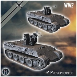 Pack allemand WW2 Panzer V Panther... - STL 3D | Hartolia Miniatures