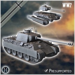 Pack allemand WW2 Panzer V Panther... - STL 3D | Hartolia Miniatures