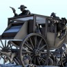 Wild West horse carriage