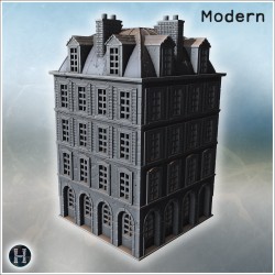 Building - 3D STL File Modern (28mm (1:56)) | Hartolia Miniatures