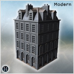 Building - 3D STL File Modern (28mm (1:56)) | Hartolia Miniatures