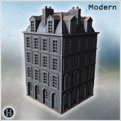 Building - 3D STL File Modern (28mm (1:56)) | Hartolia Miniatures
