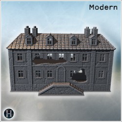 Bâtiment en ruines - Fichier STL 3D | Hartolia Miniatures