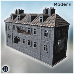 Bâtiment en ruines - Fichier STL 3D | Hartolia Miniatures