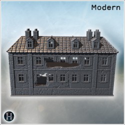 Bâtiment en ruines - Fichier STL 3D | Hartolia Miniatures