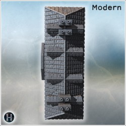 Building in ruins - 3D STL Modern (28mm (1:56)) | Hartolia Miniatures