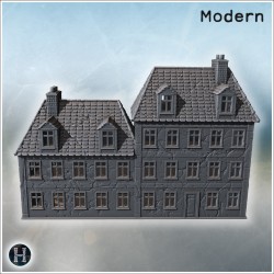 Bâtiment - Fichier STL 3D Moderne (28mm (1:56)) | Hartolia Miniatures