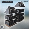 Bâtiment - Fichier STL 3D Moderne (28mm (1:56)) | Hartolia Miniatures