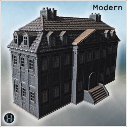 Bâtiment - Fichier STL 3D Moderne (28mm (1:56)) | Hartolia Miniatures
