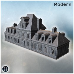Baroque manor - 3D STL File Modern (28mm (1:56)) | Hartolia Miniatures