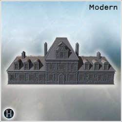 Baroque manor - 3D STL File Modern (28mm (1:56)) | Hartolia Miniatures