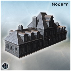 Manoir baroque - STL 3D Moderne (28mm (1:56)) | Hartolia Miniatures