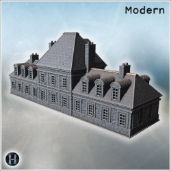 Baroque manor - 3D STL File Modern (28mm (1:56)) | Hartolia Miniatures
