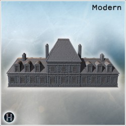 Manoir baroque - STL 3D Moderne (28mm (1:56)) | Hartolia Miniatures