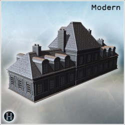 Baroque manor - 3D STL File Modern (28mm (1:56)) | Hartolia Miniatures