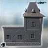 Manoir - Fichier STL 3D Moderne (28mm (1:56)) | Hartolia Miniatures