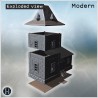 Manoir - Fichier STL 3D Moderne (28mm (1:56)) | Hartolia Miniatures