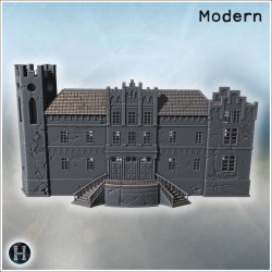 Palais luxueux - STL 3D Moderne (28mm (1:56)) | Hartolia Miniatures