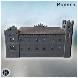 Palais luxueux - STL 3D Moderne (28mm (1:56)) | Hartolia Miniatures