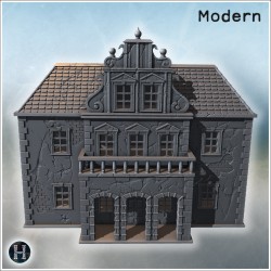 Baroque building - 3D STL Modern (28mm (1:56)) | Hartolia Miniatures