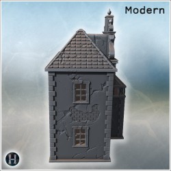 Baroque building - 3D STL Modern (28mm (1:56)) | Hartolia Miniatures