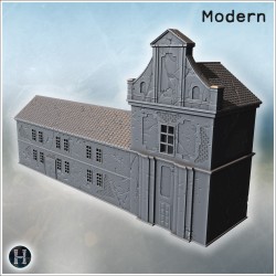 Baroque building - 3D STL Modern (28mm (1:56)) | Hartolia Miniatures