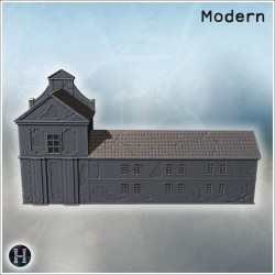 Baroque building - 3D STL Modern (28mm (1:56)) | Hartolia Miniatures