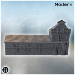 Baroque building - 3D STL Modern (28mm (1:56)) | Hartolia Miniatures