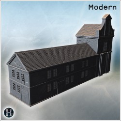 Baroque building - 3D STL Modern (28mm (1:56)) | Hartolia Miniatures