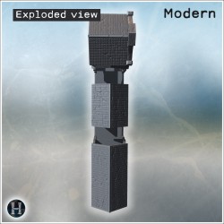 Baroque building - 3D STL Modern (28mm (1:56)) | Hartolia Miniatures