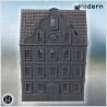 Baroque house - 3D STL File Modern (28mm (1:56)) | Hartolia Miniatures