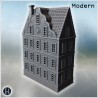 Baroque house - 3D STL File Modern (28mm (1:56)) | Hartolia Miniatures