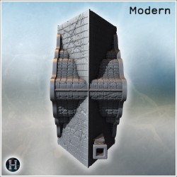 Baroque house - 3D STL File Modern (28mm (1:56)) | Hartolia Miniatures
