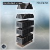 Baroque house - 3D STL File Modern (28mm (1:56)) | Hartolia Miniatures
