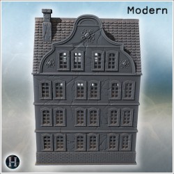 Baroque building - 3D STL Modern (28mm (1:56)) | Hartolia Miniatures
