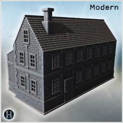 Ferme - Fichier STL 3D Moderne (28mm (1:56)) | Hartolia Miniatures