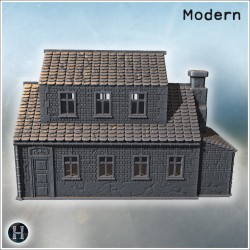 House - 3D STL File Modern (28mm (1:56)) | Hartolia Miniatures