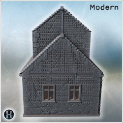 House - 3D STL File Modern (28mm (1:56)) | Hartolia Miniatures