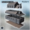 House - 3D STL File Modern (28mm (1:56)) | Hartolia Miniatures