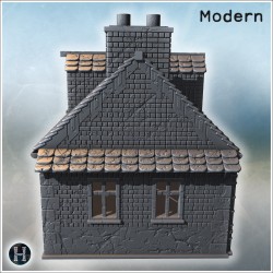House - 3D STL File Modern (28mm (1:56)) | Hartolia Miniatures