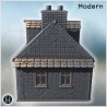 House - 3D STL File Modern (28mm (1:56)) | Hartolia Miniatures